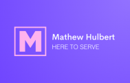Mathew Hulbert: Here To Serve